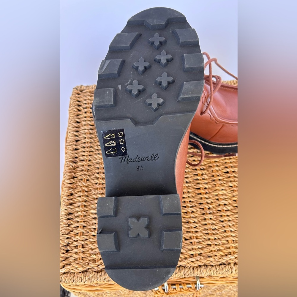 Madewell‎ Women’s The Hempstead Desert Boot Leather Lug Sole Size 9.5 - Picture 9 of 12